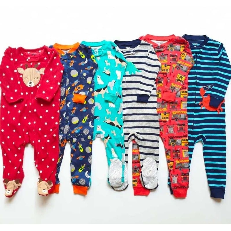 sleepsuit carters/jumper baby/sleepsuit baby/jumpsuit tutup kaki bayi laki-laki perempuan/sleepsuit 
