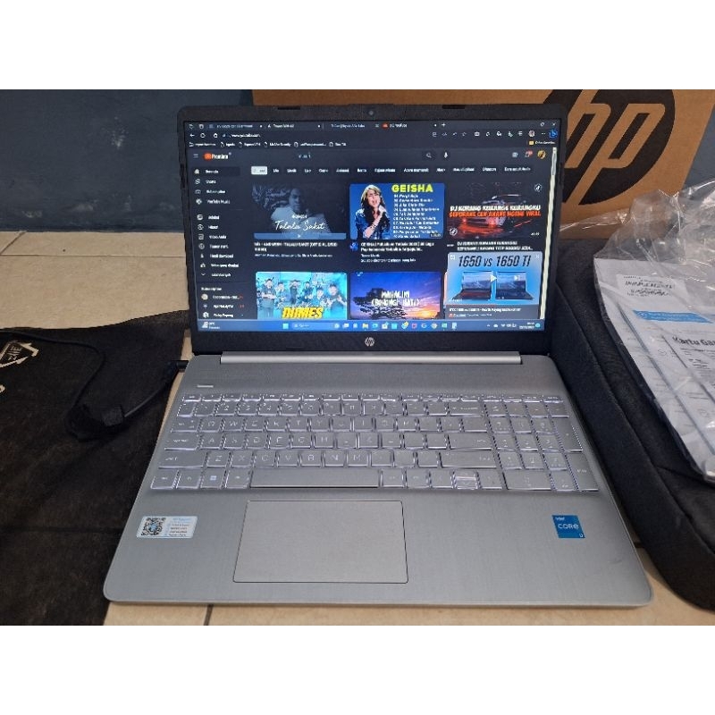 Laptop Hp 15s Core i3 1115g4 Ram 8/512