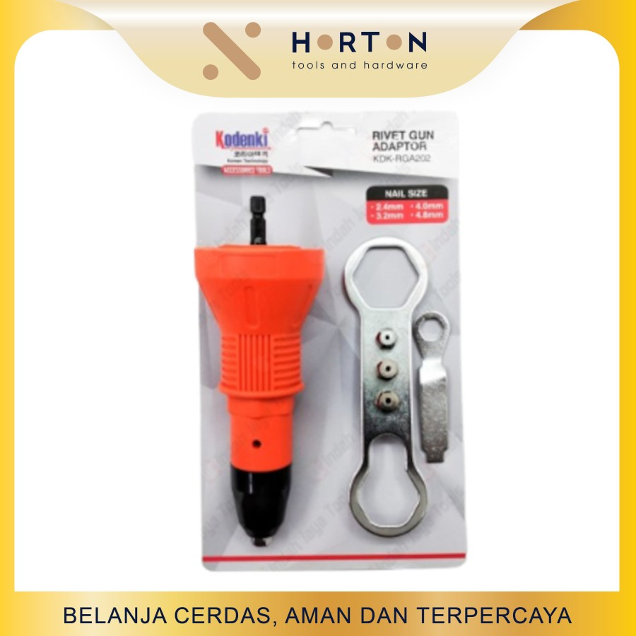 Adaptor Tang Rivet Mesin Bor / Adaptor Rivet