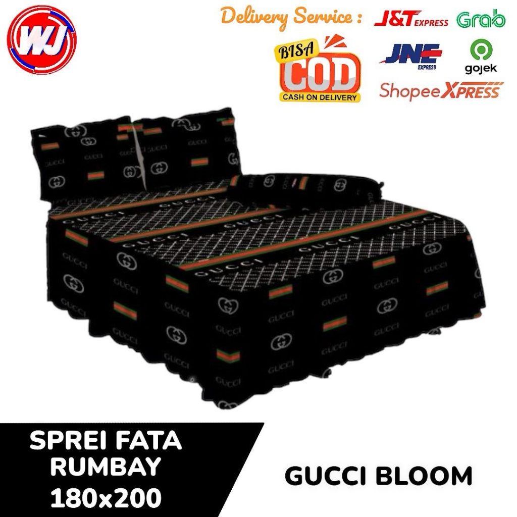 FATA-SPREI-RUMBAI 180X200 GUCCI BLOOM