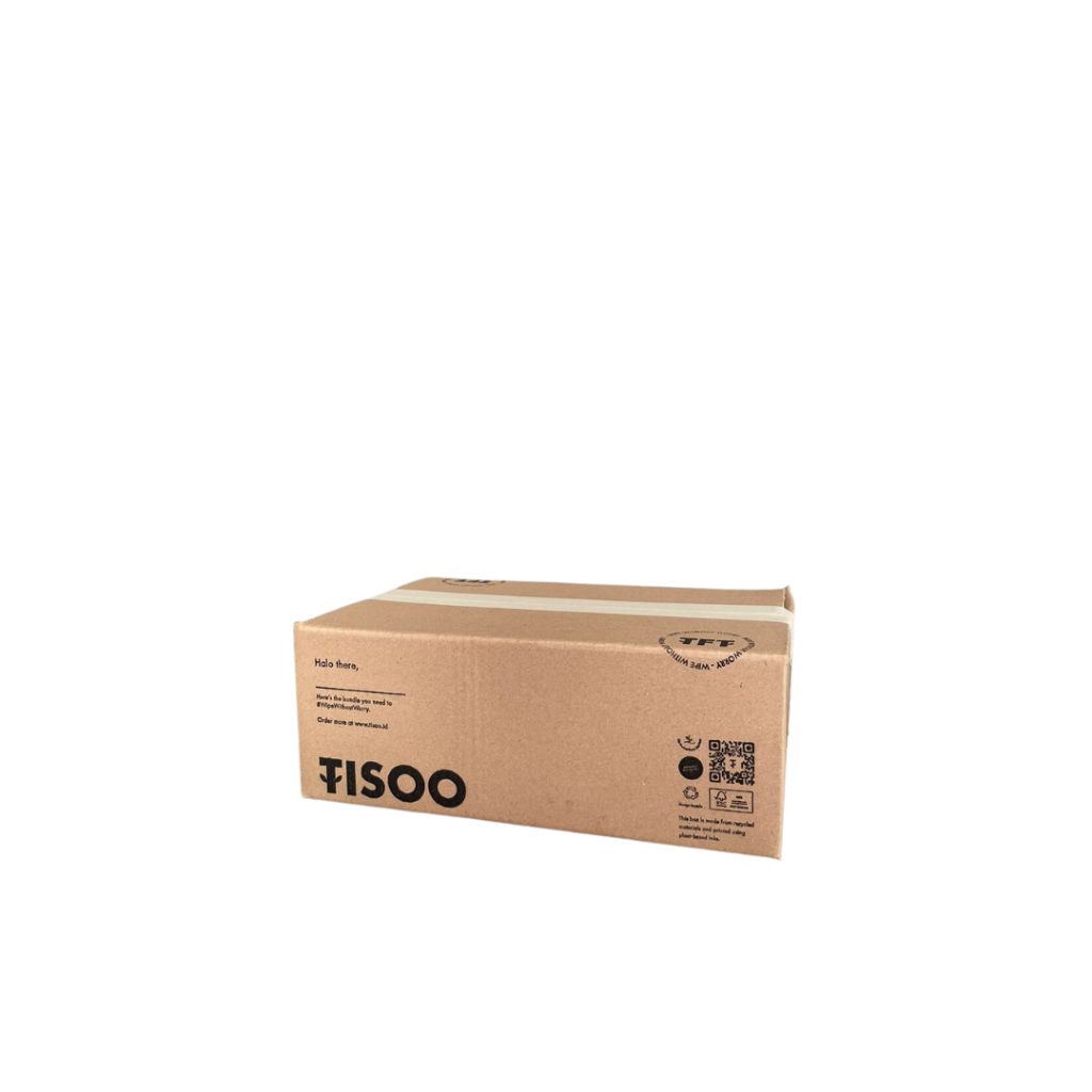 TISOO Toilet Paper (4) and Facial Tissue (1) Bamboo Tissue / Tisu Bambu