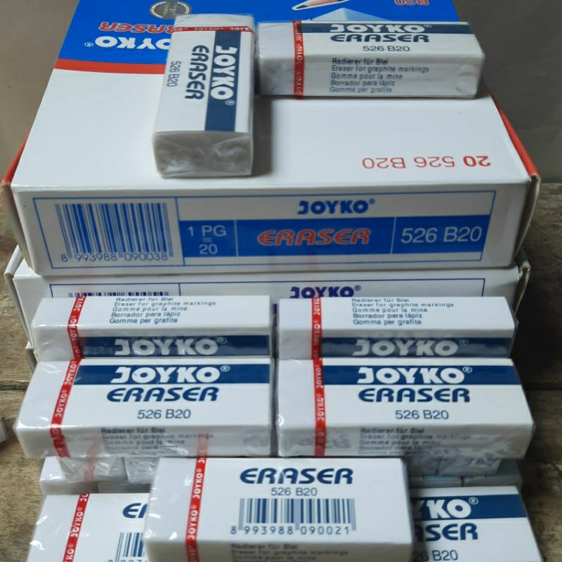 1 PACK ISI 20/PENGHAPUS JOYKO BESAR 526 B20
