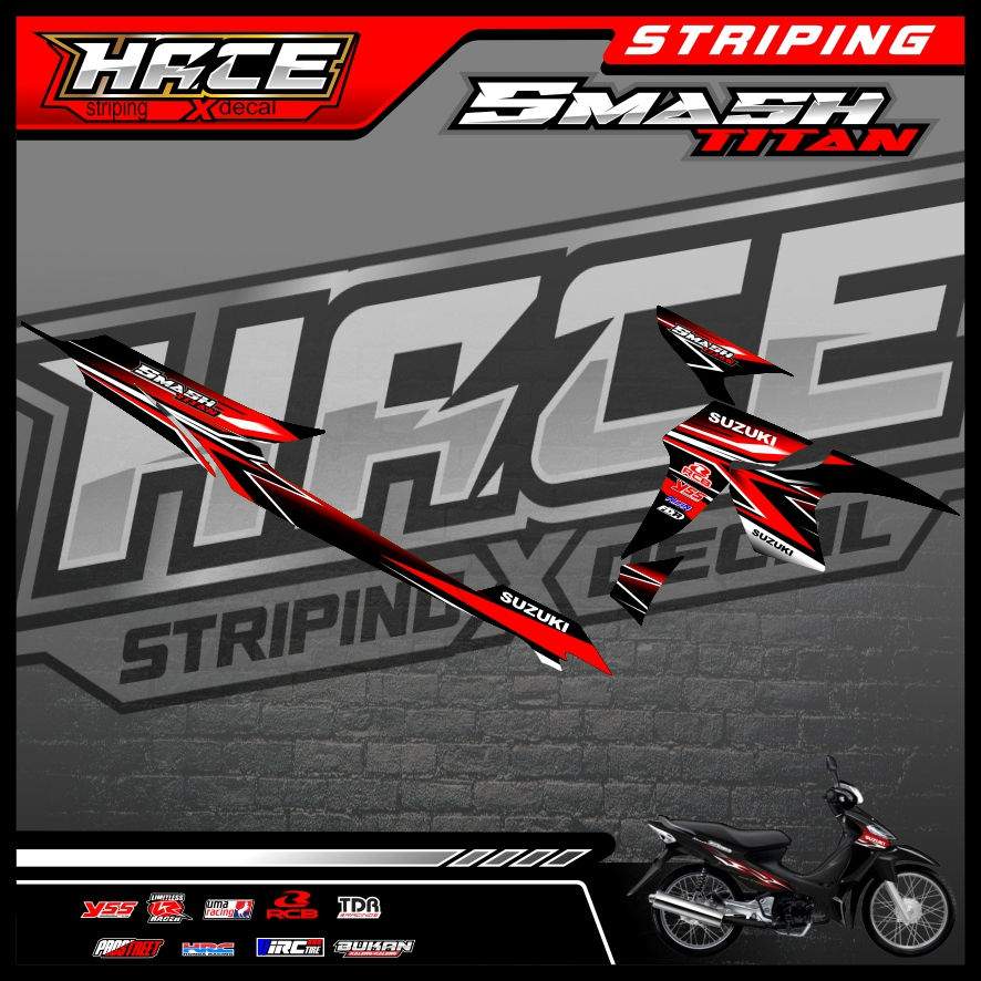 247 STICKER STRIPING SMASH TITAN - STRIPING SMASH TITAN PREMIUM