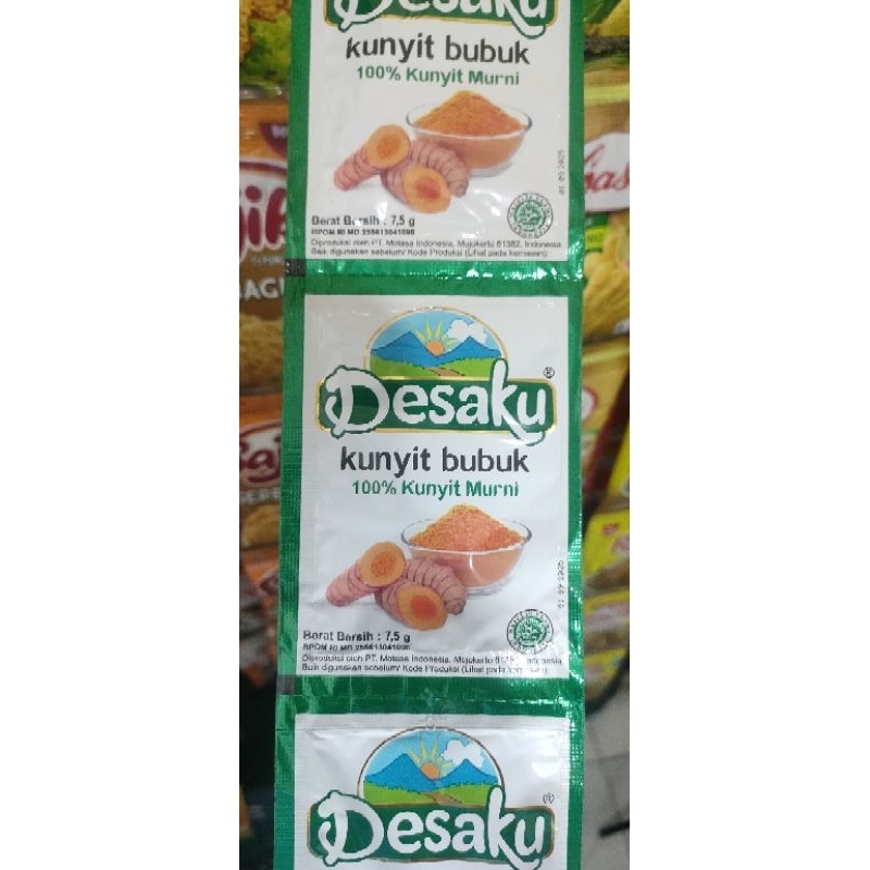 

Kunyit Bubuk Desaku 1 Renceng 12pcs
