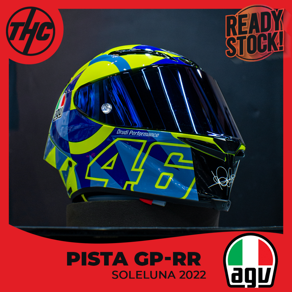 AGV PISTA GPRR SOLELUNA 2022 FULL FACE HELMET