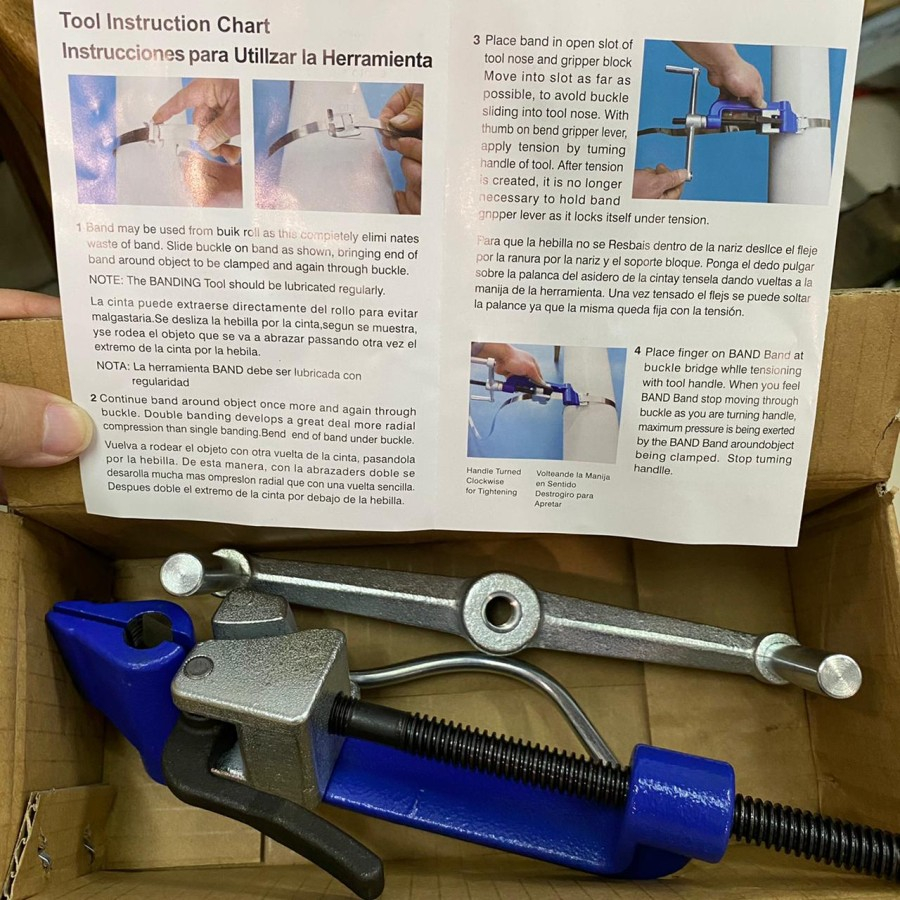 Alat Potong Ikat Plat Besi Model Putar Galvanis Galvanise Cutting Tool Bending Tension Pengikat Peng