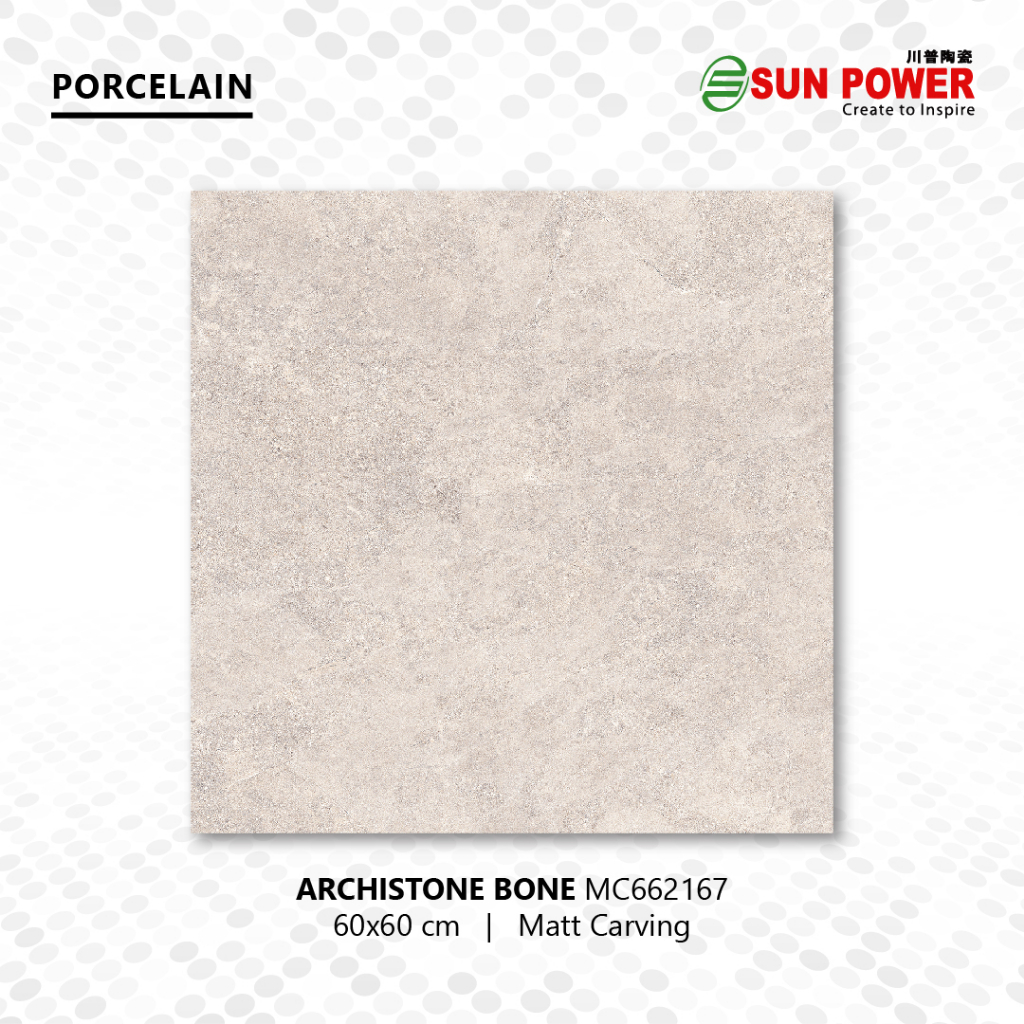 Granit Lantai Anti Slip Matt R12 - Archistone 60x60 | Sun Power