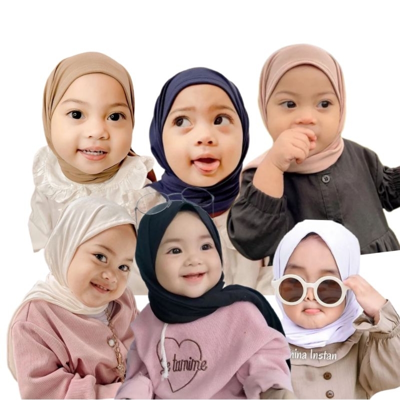 PASHMINA BAYI INSTAN 0 6 1 2 TAHUN  PASMINA JERSEY