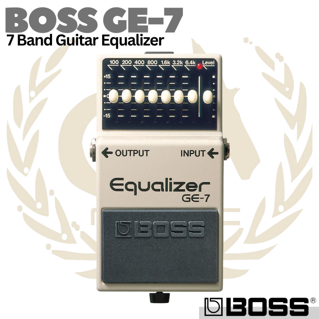 BOSS GE-7 Band Graphic Guitar Equalizer | Efek Stompbox Pedal Gitar GE7 EQ