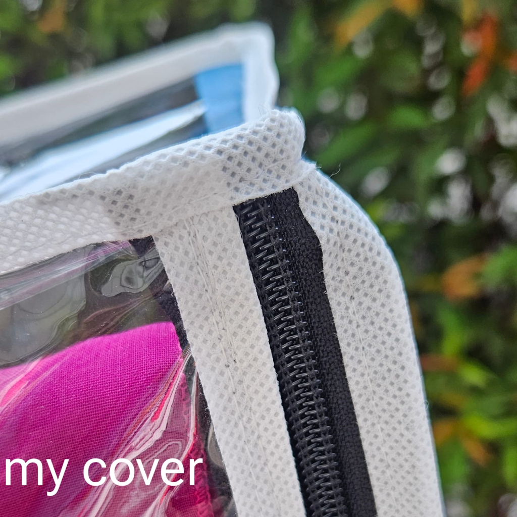 cover sarung plastik rak jilbab/sarung rak jilbab/cover rak hijab/plastik sarung rak sepatu