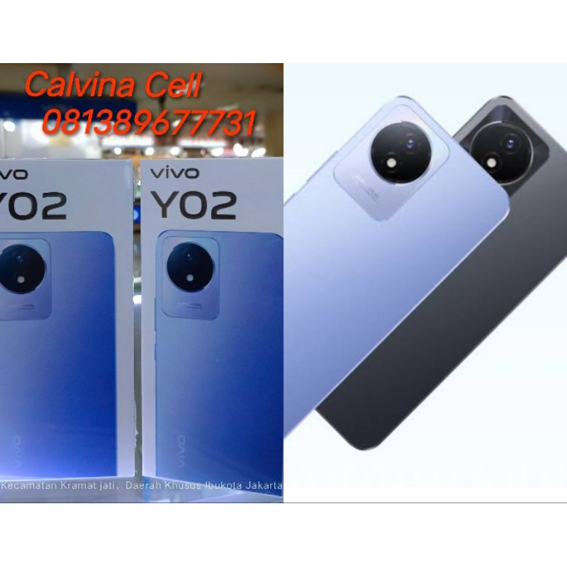 Vivo Y02 Ram 3/32 Baru
