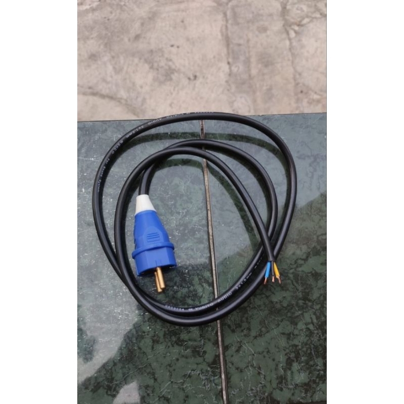 Kabel AC Arde Buntung isi 3 Tembaga Tebal Kabel Power Hitam 3x1,5mm 3x1.5mm Serabut Panjang 1,5 Mete