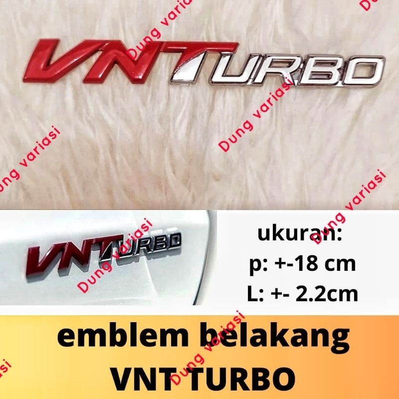 emblem vnt turbo mobil universal