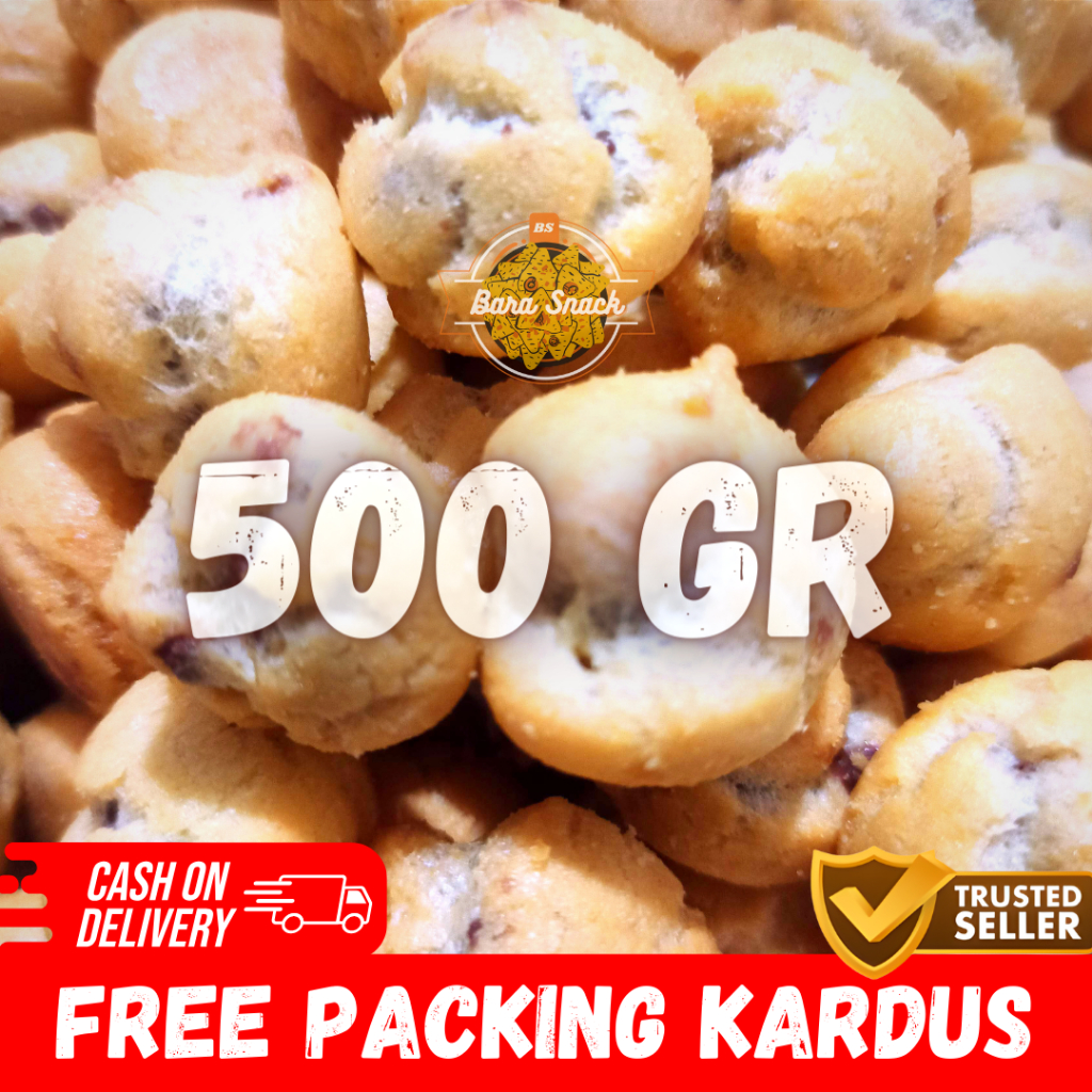 

[ 500gr ] Soes Coklat Premium / Sus Kering Coklat Cap Arjuna / Camilan Snack Kiloan Murah -K