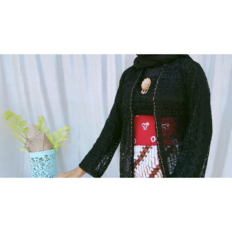 PROMO Kebaya Kutubaru Payet Mutiara/Atasan Kebaya Brokat Baju Kondangan Kebaya Wisuda