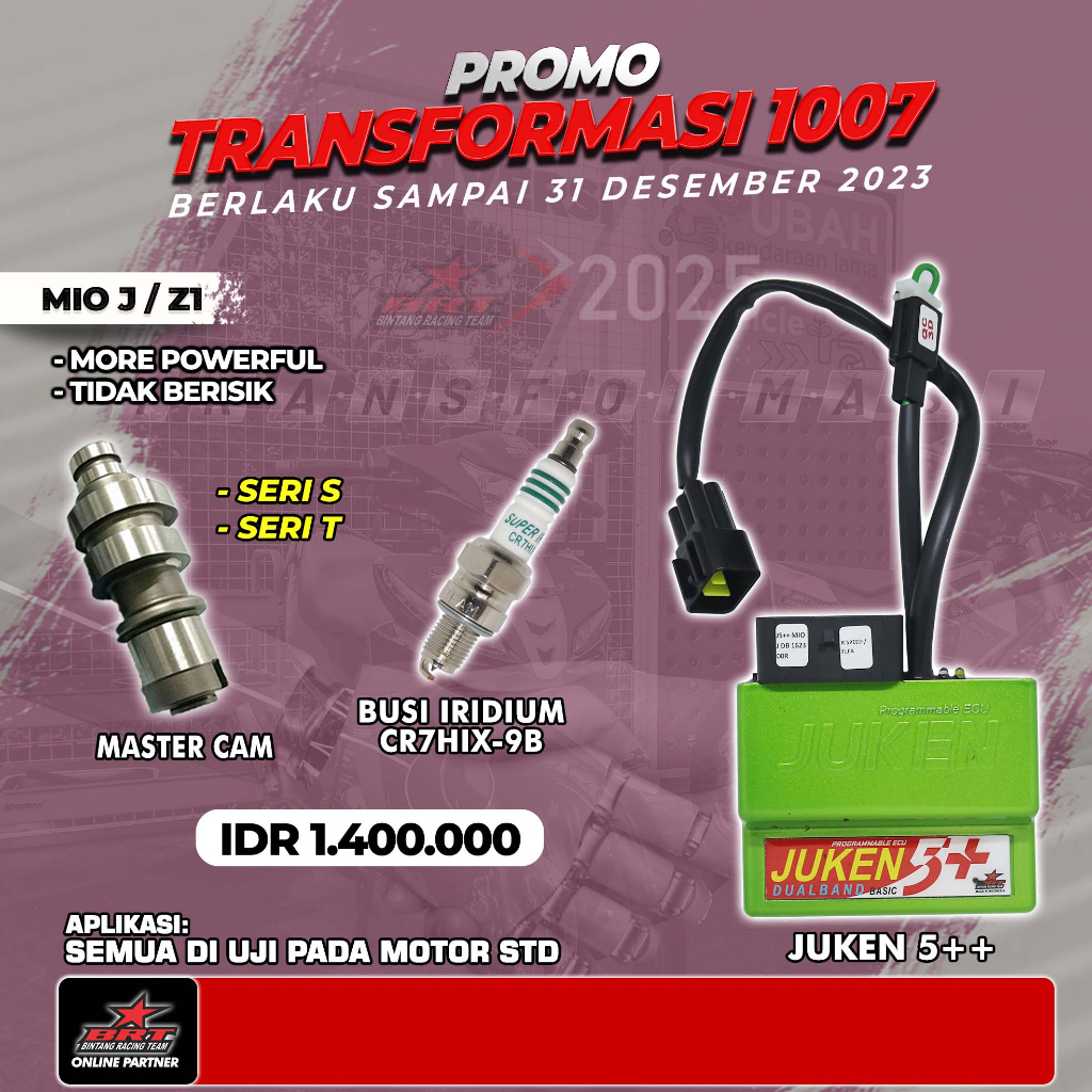 BRT PROMO 1007 - Mio J - ECU Juken 5 - Master Cam