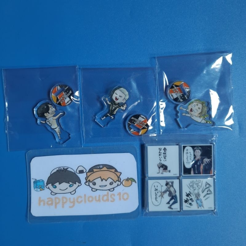 [READY STOCK] HAIKYU GIGA AUTUMN 2022 ACRYLIC TILES ATSUMU MIYA AKAASHI KEIJI KOURAI HOSHIUMI YAMAGU