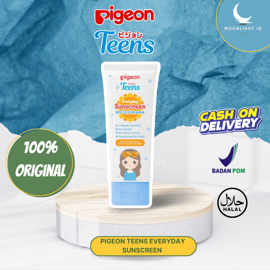Pigeon Teens Everyday Sunscreen SPF 35/PA+++ 30ml - ORIGINAL BPOM