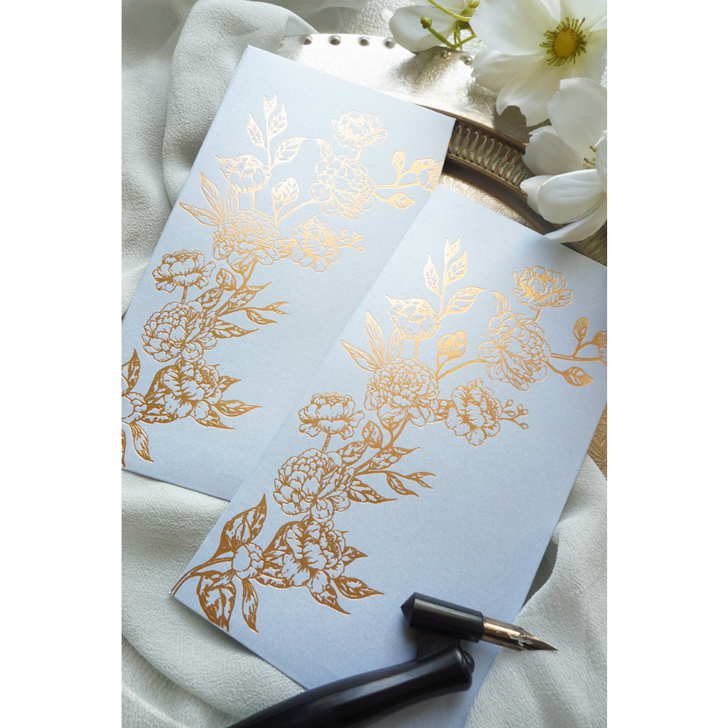 

Angpau Peony Flower*Jasmine Color SoftBlue