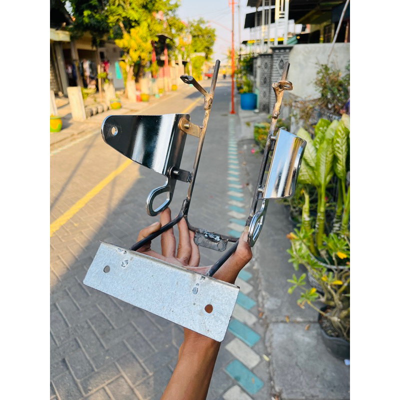 Breket tralis kupingan ninja ss pnp vixion scorpio old new / tralis kupingan vixion pnp lampu ninja 