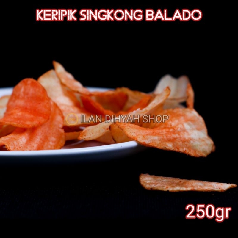 

ILAN DIHYAH SHOP - Keripik singkong balado 250gr