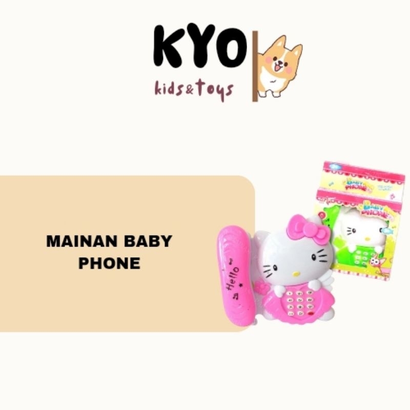 MAINAN ANAK TELEPON HELLO KITTY