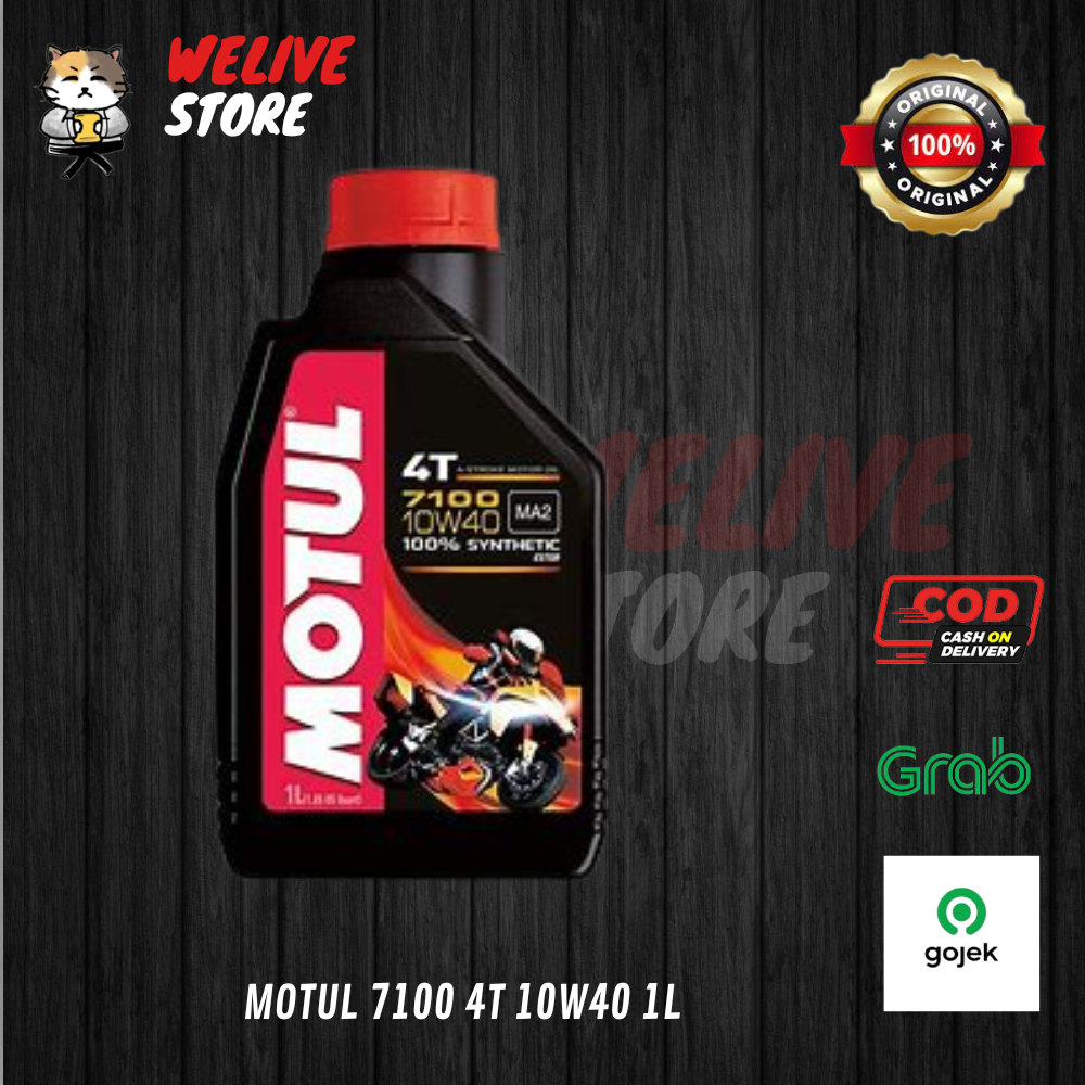 Motul 7100 Oli Mesin Motul 7100 4 T 10w40 1L Original / Oli Motul