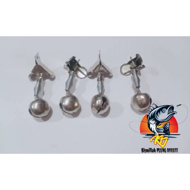 Bel Pancing Besi Jepit Klinting Lonceng Mancing Klintingan