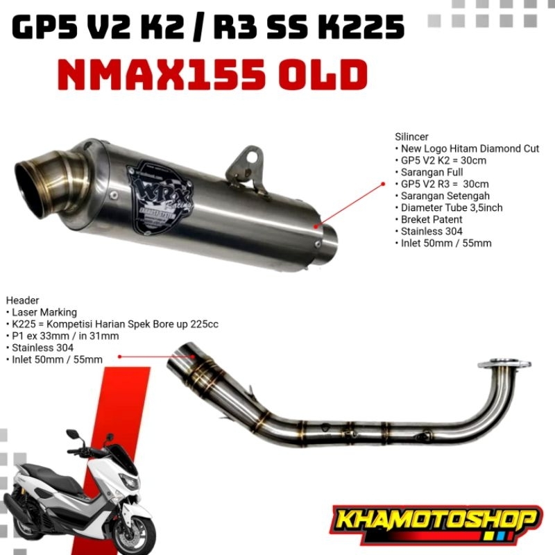 WRX GP5 V2 K2 / R3 SS K225 NMAX155 OLD