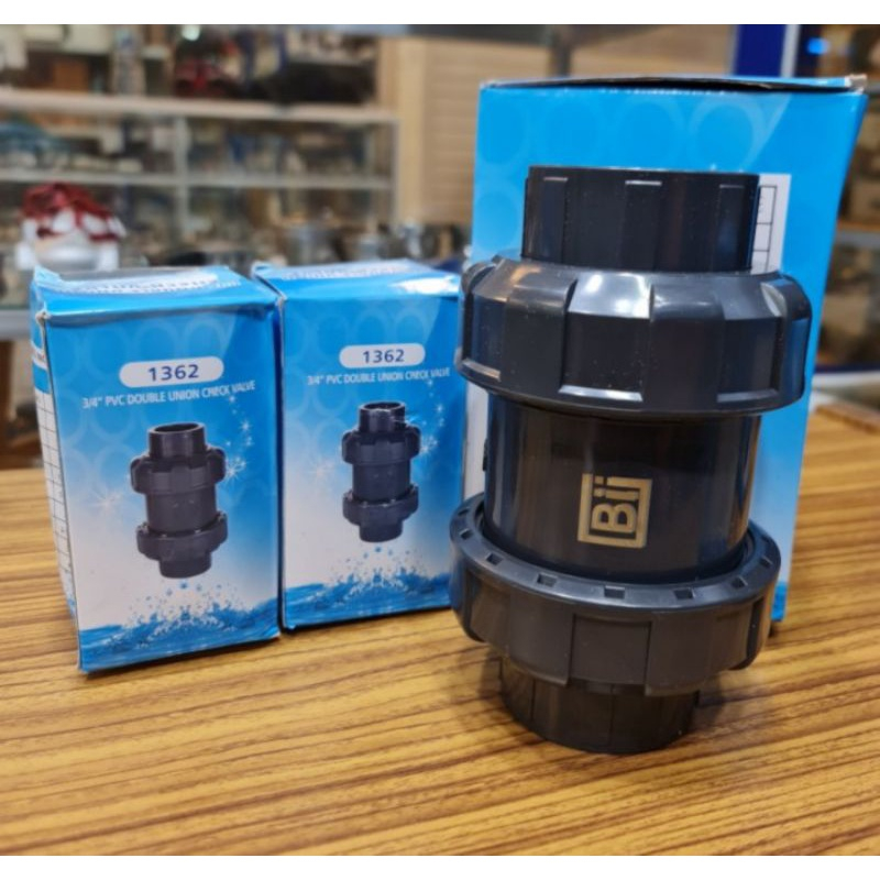 Ball Check Valve PVC 2" inch / Ball Check Valve Union Double Watermur