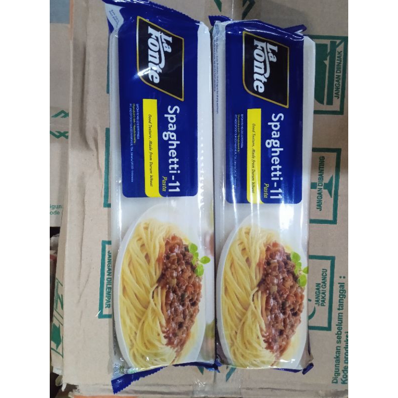 

Spaghetti-11 lafonte pasta 450gr (murah)