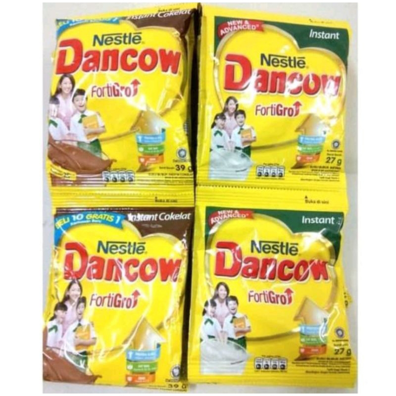 

SUSU DANCOW INSTANT BUBUK - PUTIH / COKELAT KEMASAN SACHET