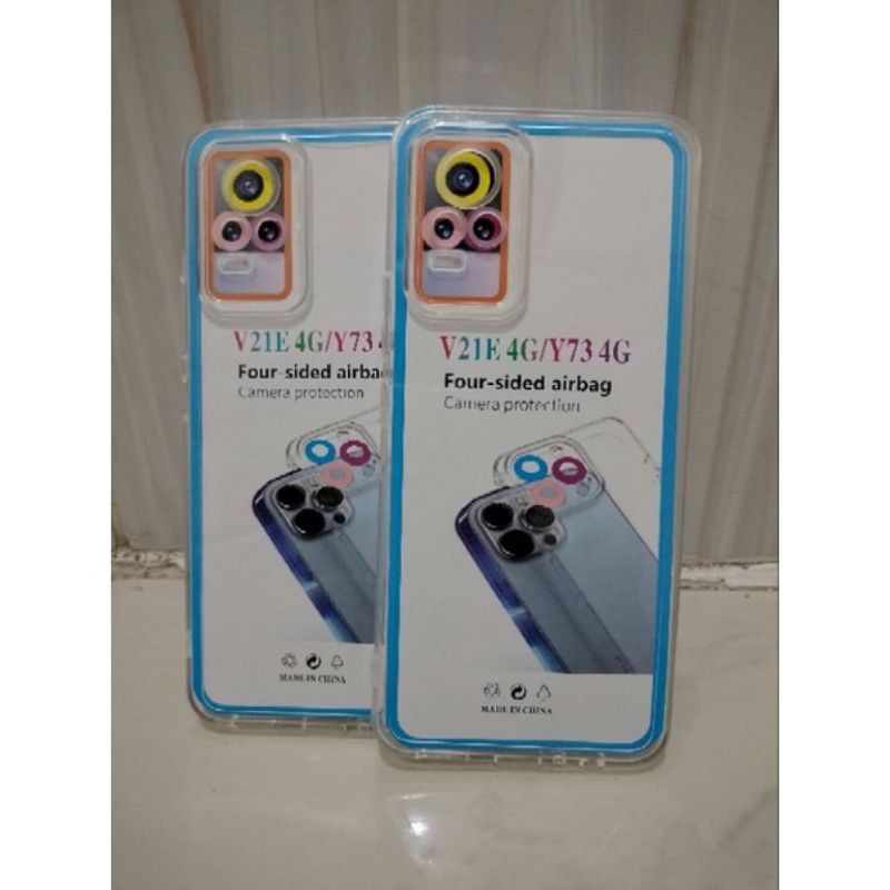 SOFTCASE CLEAR BENING TRANSPARAN VIVO V21E CASE PREMIUM PELINDUNG CAMERA