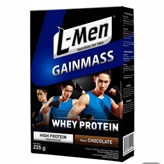 

L-Men gainmass Whey protein chocolate 225 gr