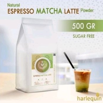 

Espresso Matcha Latte powder 500gram sugar free