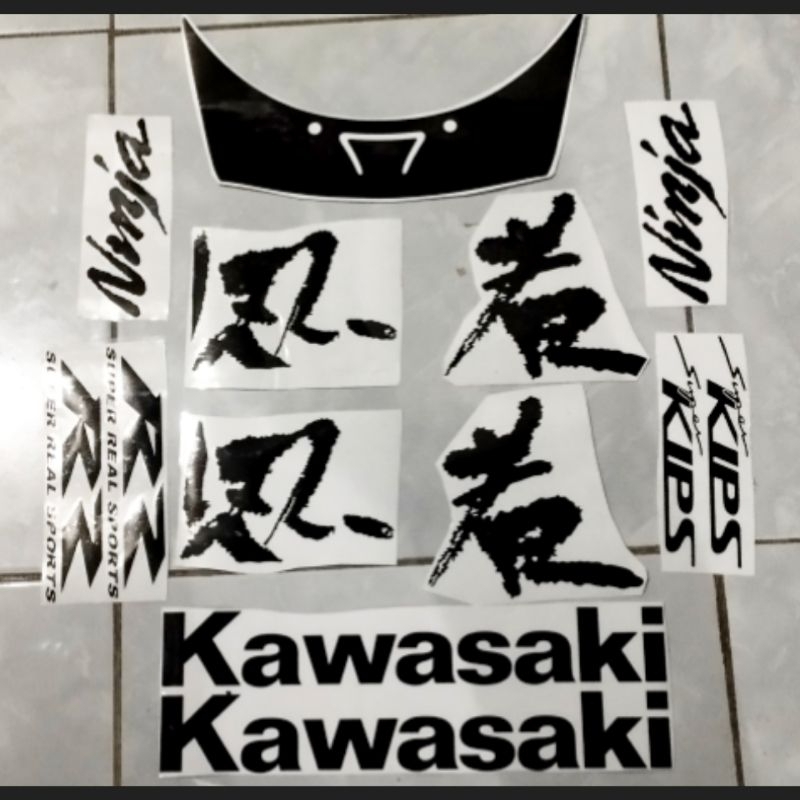 Striping Stiker Kawasakj Ninja RR/Stiker Cutting Variasi Kawasaki Ninja RR