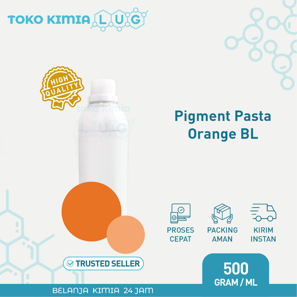 

Pigmen Pasta Biang Pewarna Pigment - Oranye Orange BL 500 gram