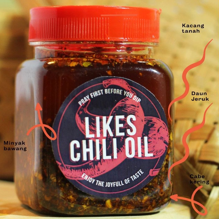 

Chili Oil Minyak Cabai Pedas Halal 200ml