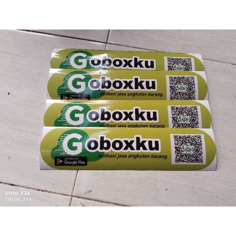 Stiker GOBOXKU 10X40