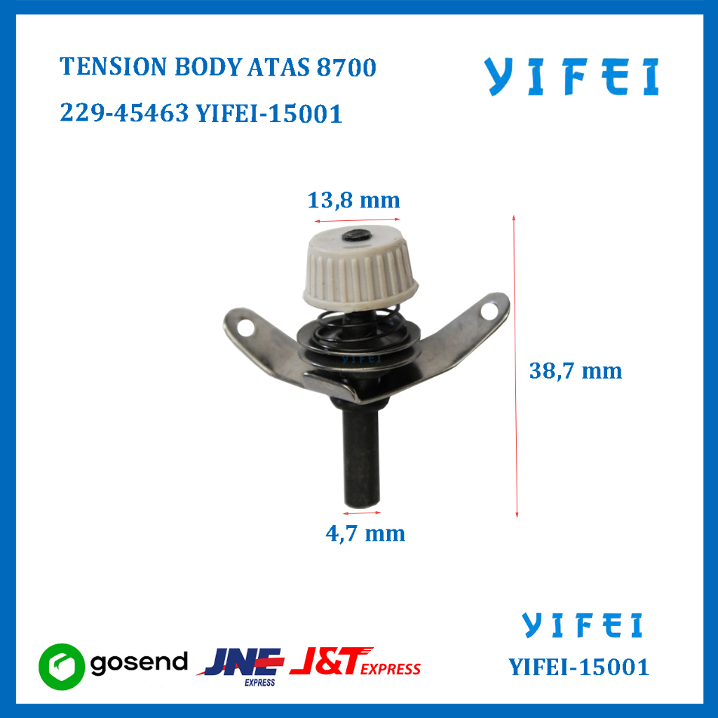 22945463 TENSION BODY ATAS MESIN JAHIT INDUSTRI JUKI 8700 YIFEI-15001