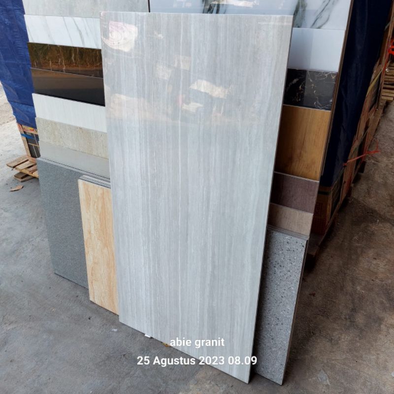 Granite tile 60x120 Indogress grigio travertino