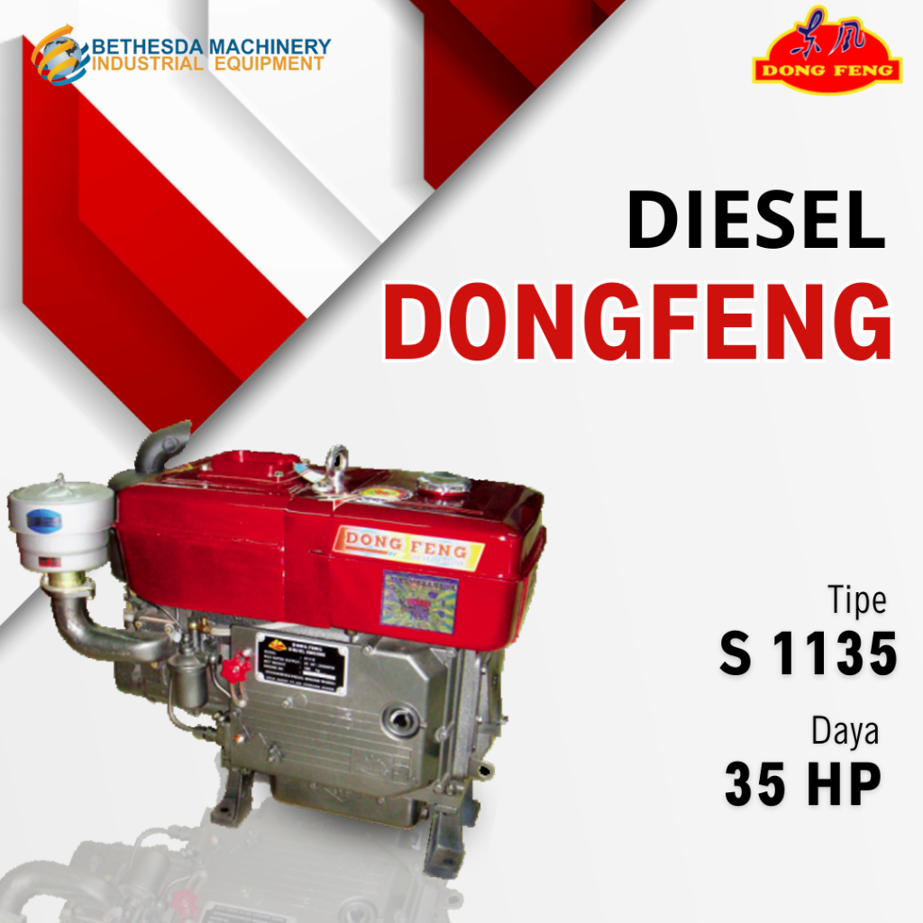 Diesel 35 HP Diesel Penggerak Dongfeng 35 HP S 1135