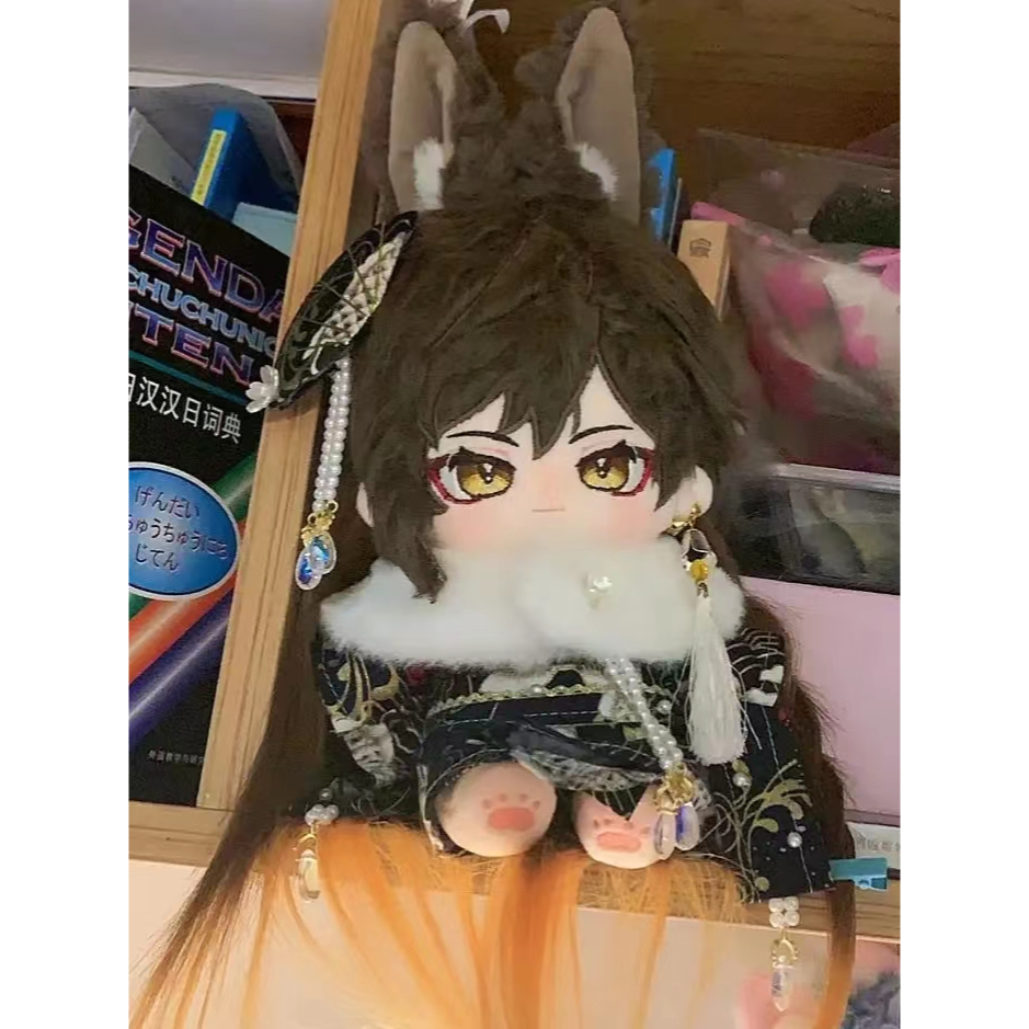 [READY STOCK] doll zhongli genshin impact boneka zhongli doll 20cm tangli