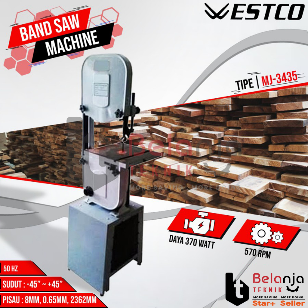 WESTCO Band Saw Machine MJ3435 14 Inch Mesin Gergaji Kayu MJ 3435 14"