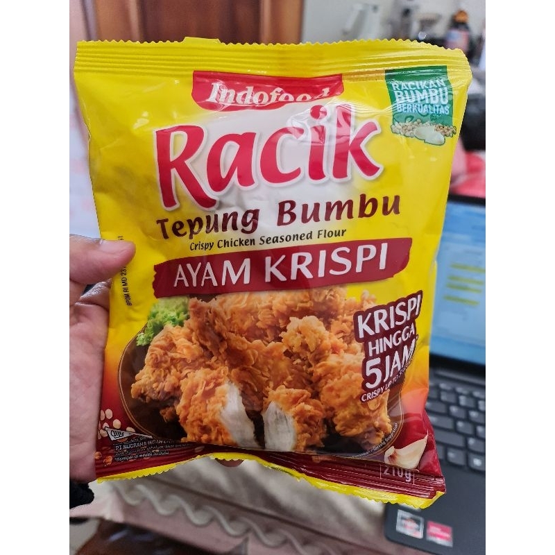 

Racik Tepung Bumbu Indofood Ayam Crispy 210gr