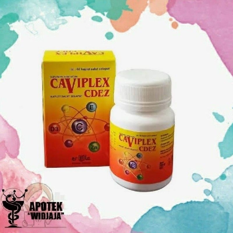 caviplex CDEZ multivitamin vitamin C 500mg 500 mg D 400iu D3 400 iu E Zinc 60's 60 60tab 60tablet / 
