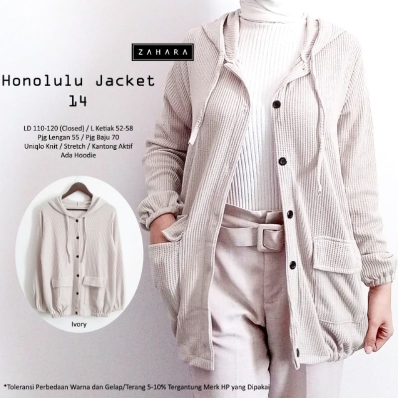 JAKET HONOLULU JACKET BY ZAHARA
