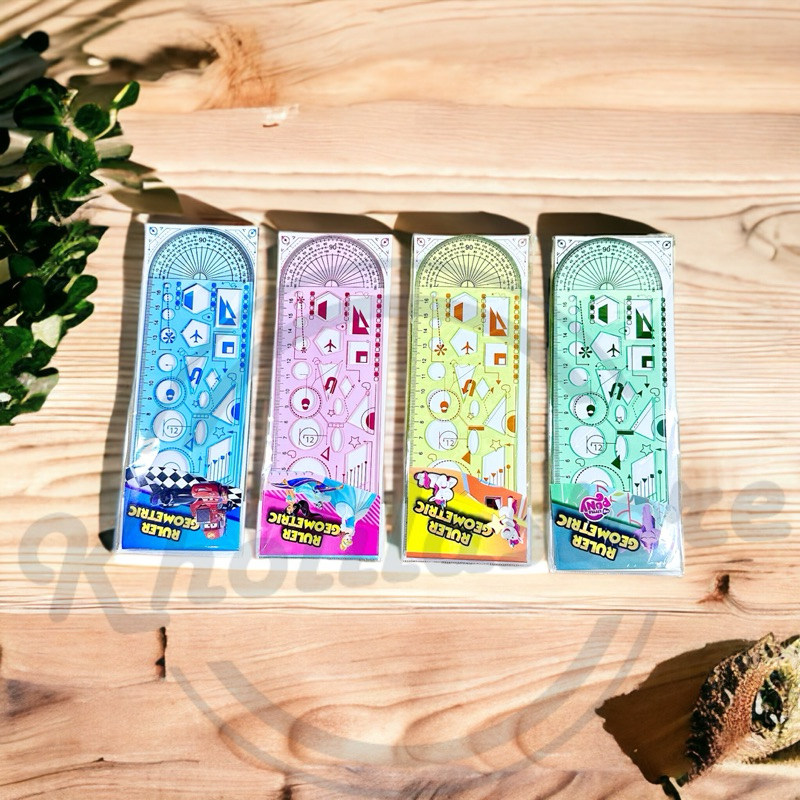 

Penggaris Geometri Garisan Geometric Fancy Lucu