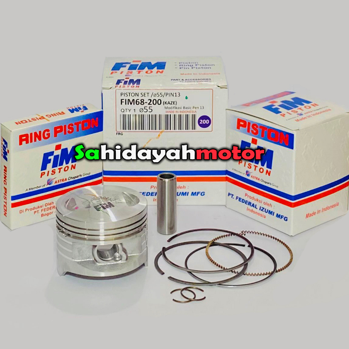 UIO SEHER PISTON FIM KAZE 53 53,5 54 54,5 55 56 Pen 13 FIM IZUMI