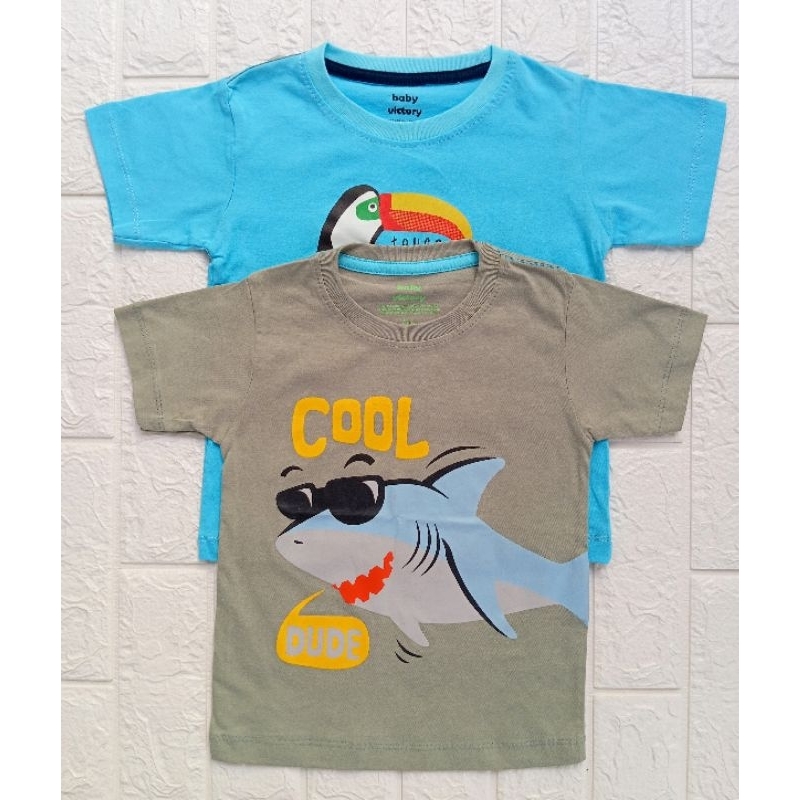 Kaos Baby Victory Boy size 3/Kaos Anak Baby Victory Cowok/ Kaos Baby Victory/ Kaos Anak Baby Victory